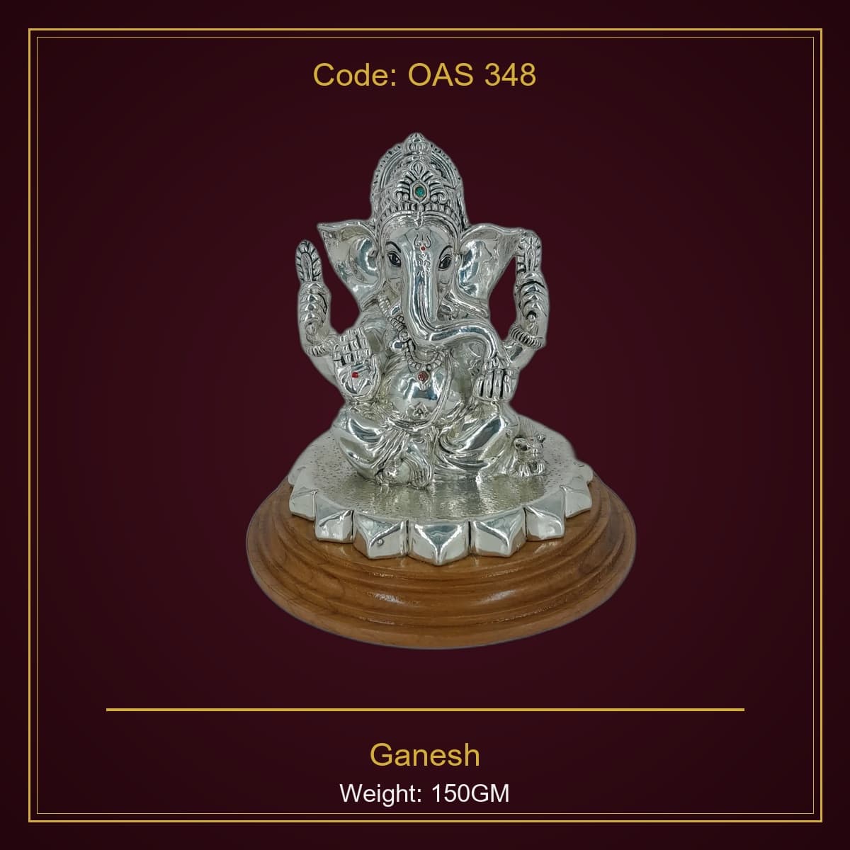 999 Silver Ganesh