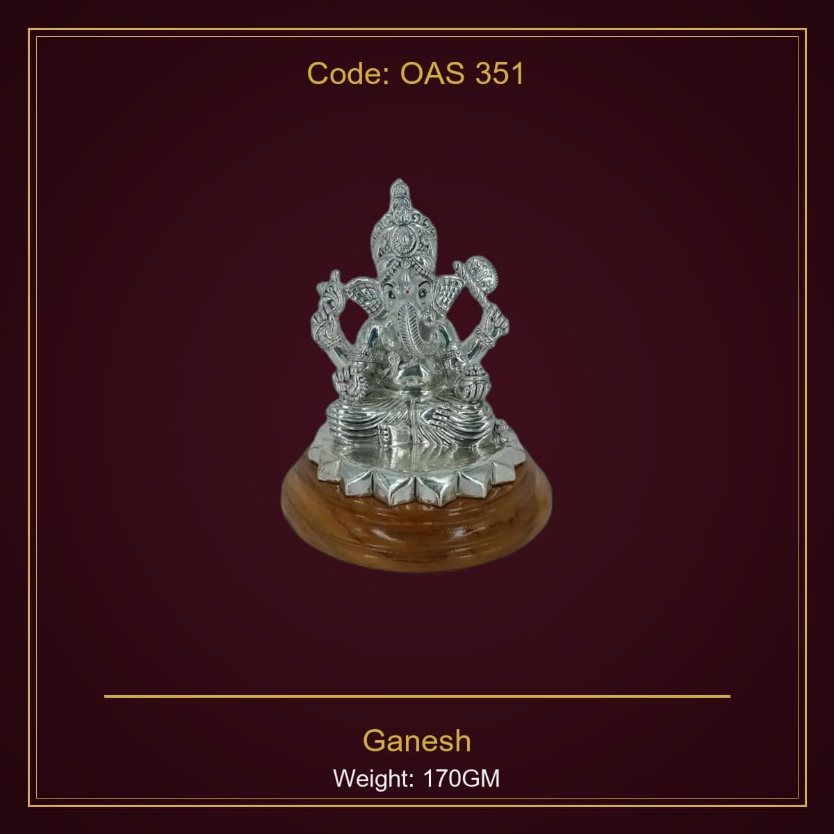999 Silver Ganesh