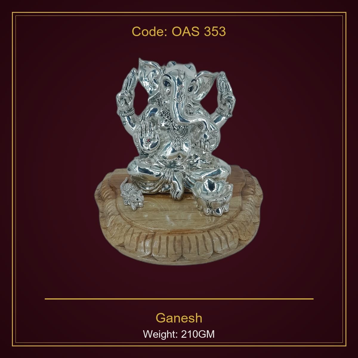 999 Silver Ganesh
