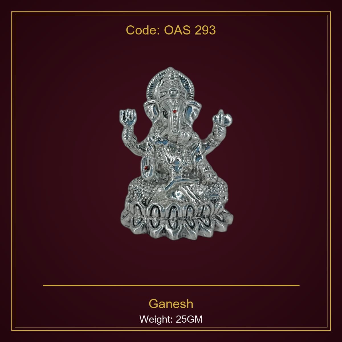 999 Silver Ganesh