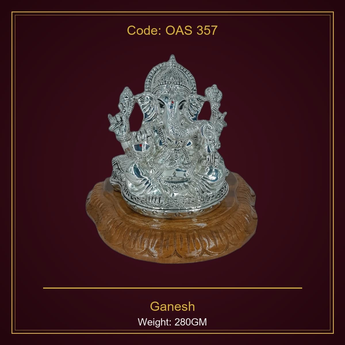 999 Silver Ganesh