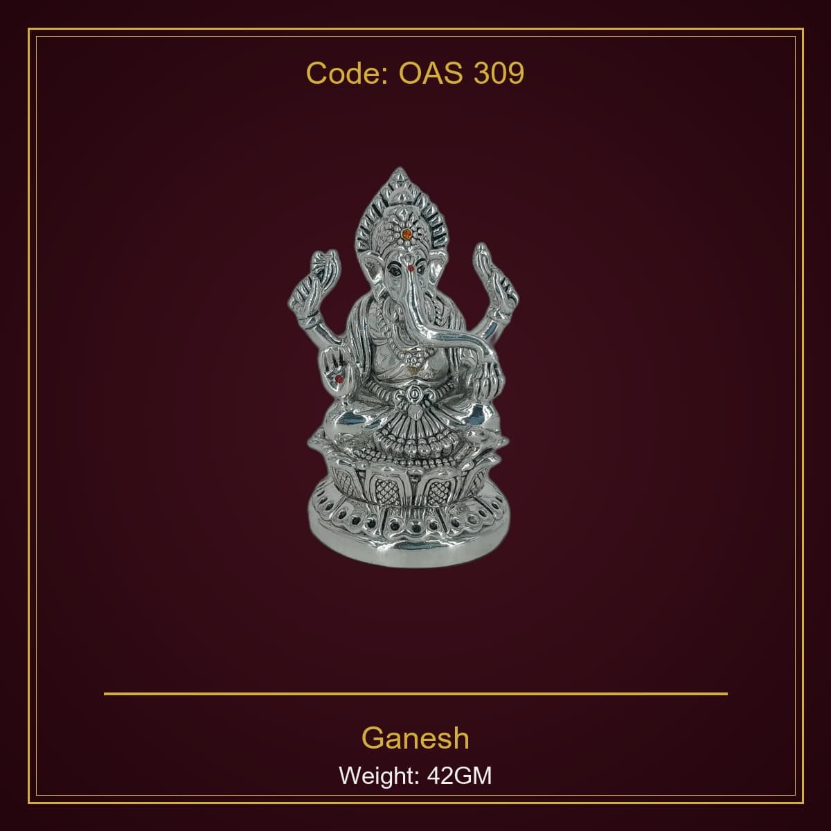 999 Silver Ganesh