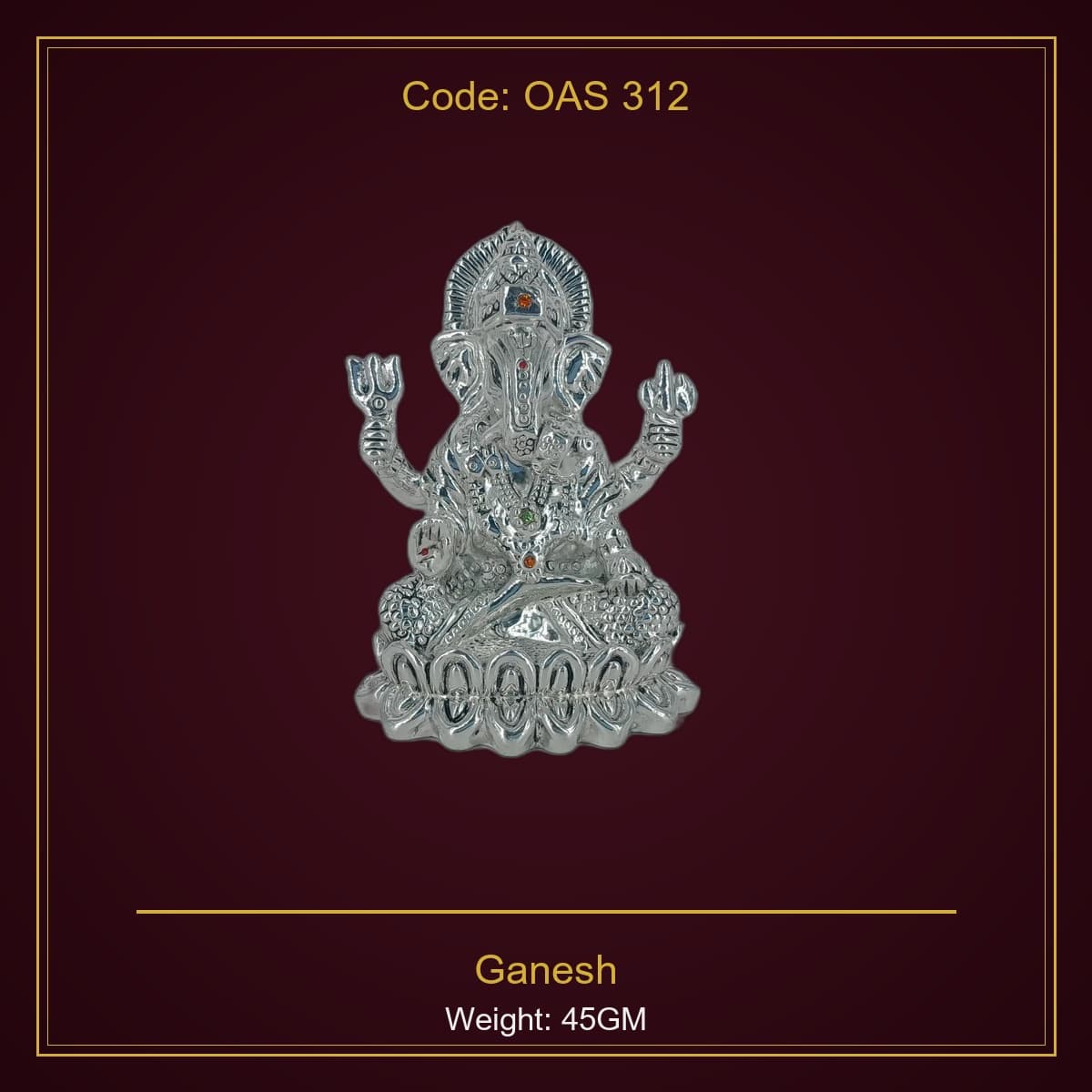 999 Silver Ganesh