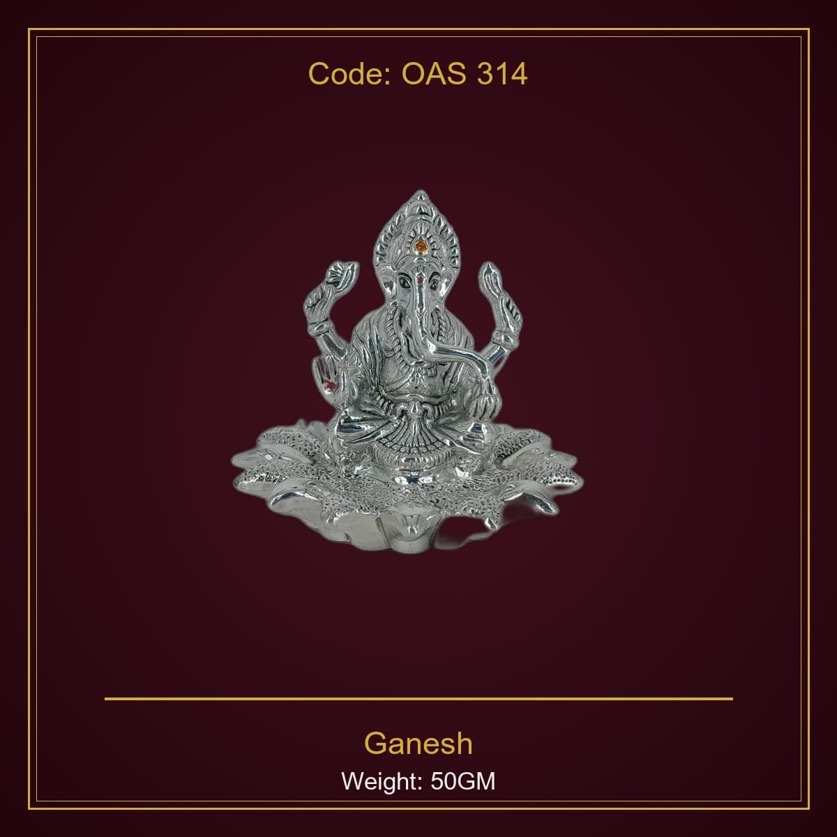 999 Silver Ganesh