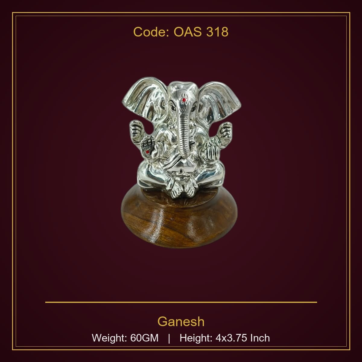 999 Silver Ganesh