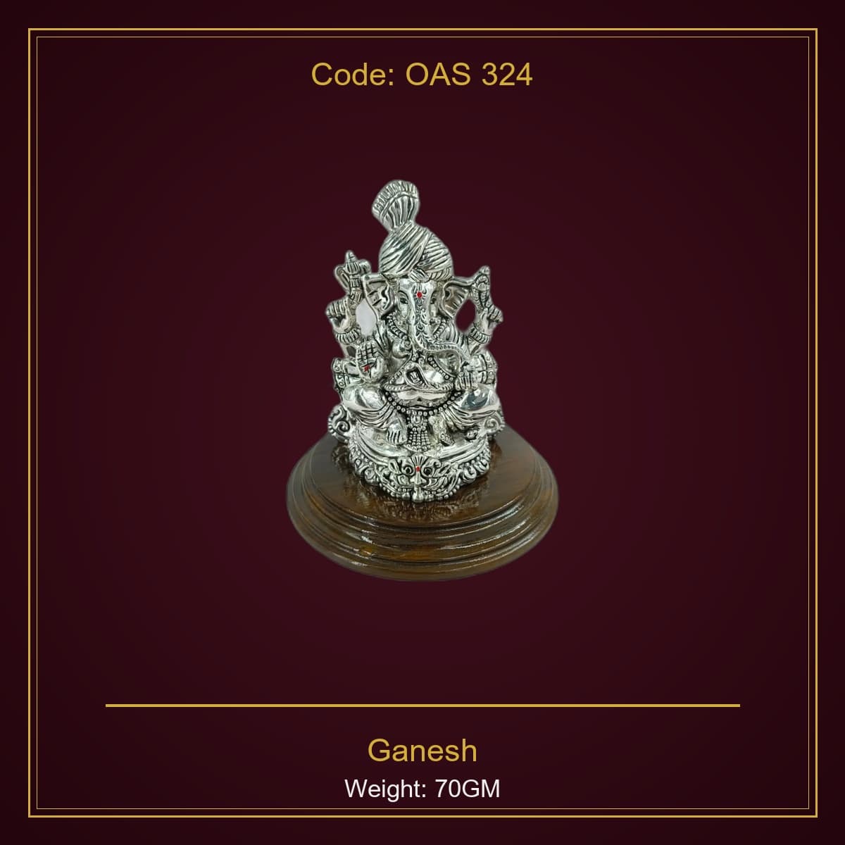 999 Silver Ganesh