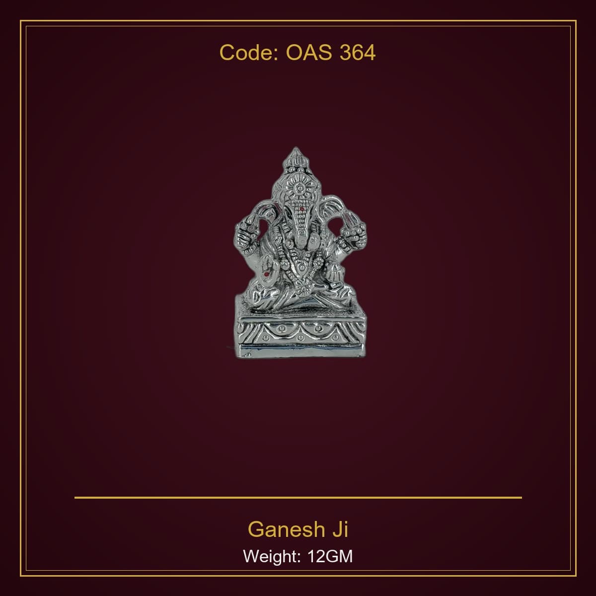 999 Silver Ganesh Ji