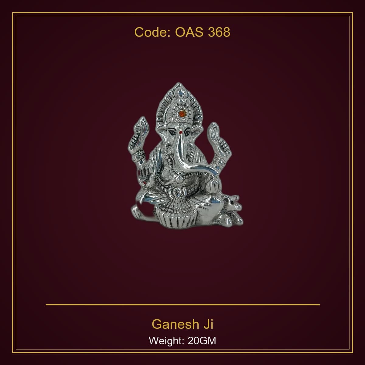 999 Silver Ganesh Ji