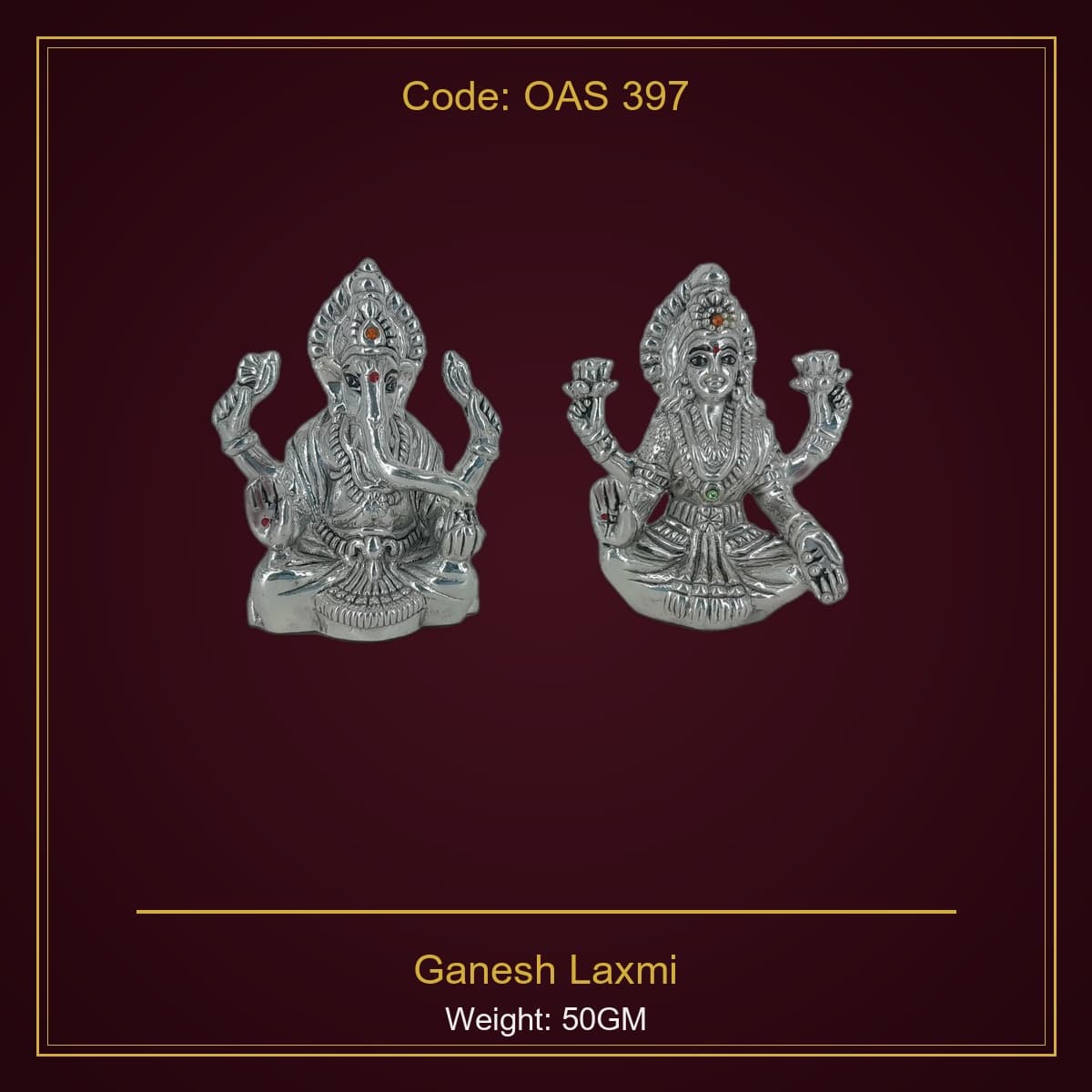 999 Silver Ganesh Laxmi