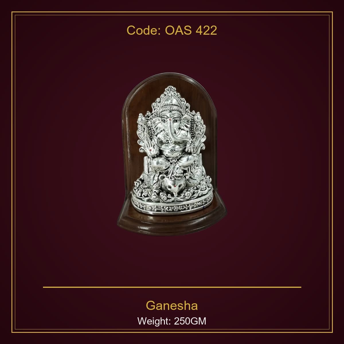 999 Silver Ganesha