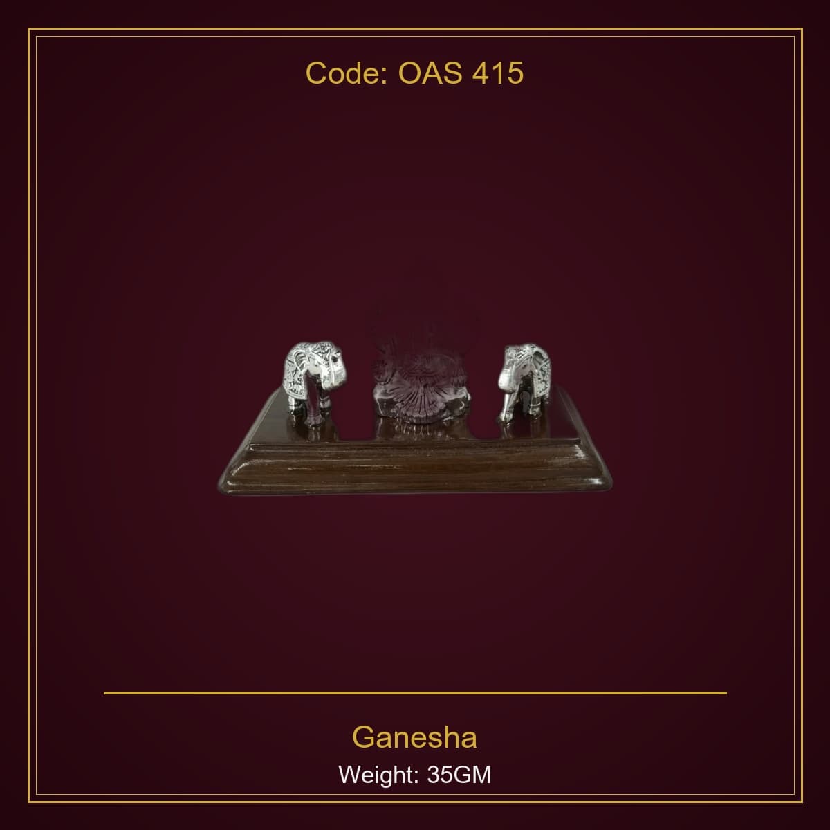 999 Silver Ganesha