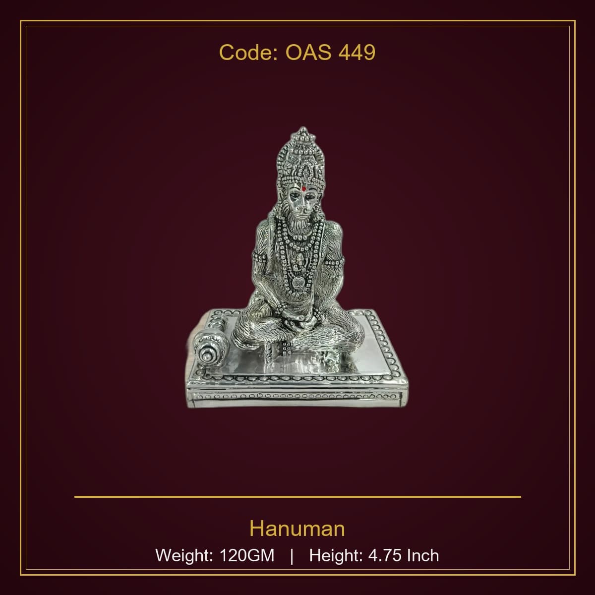 999 Silver Hanuman