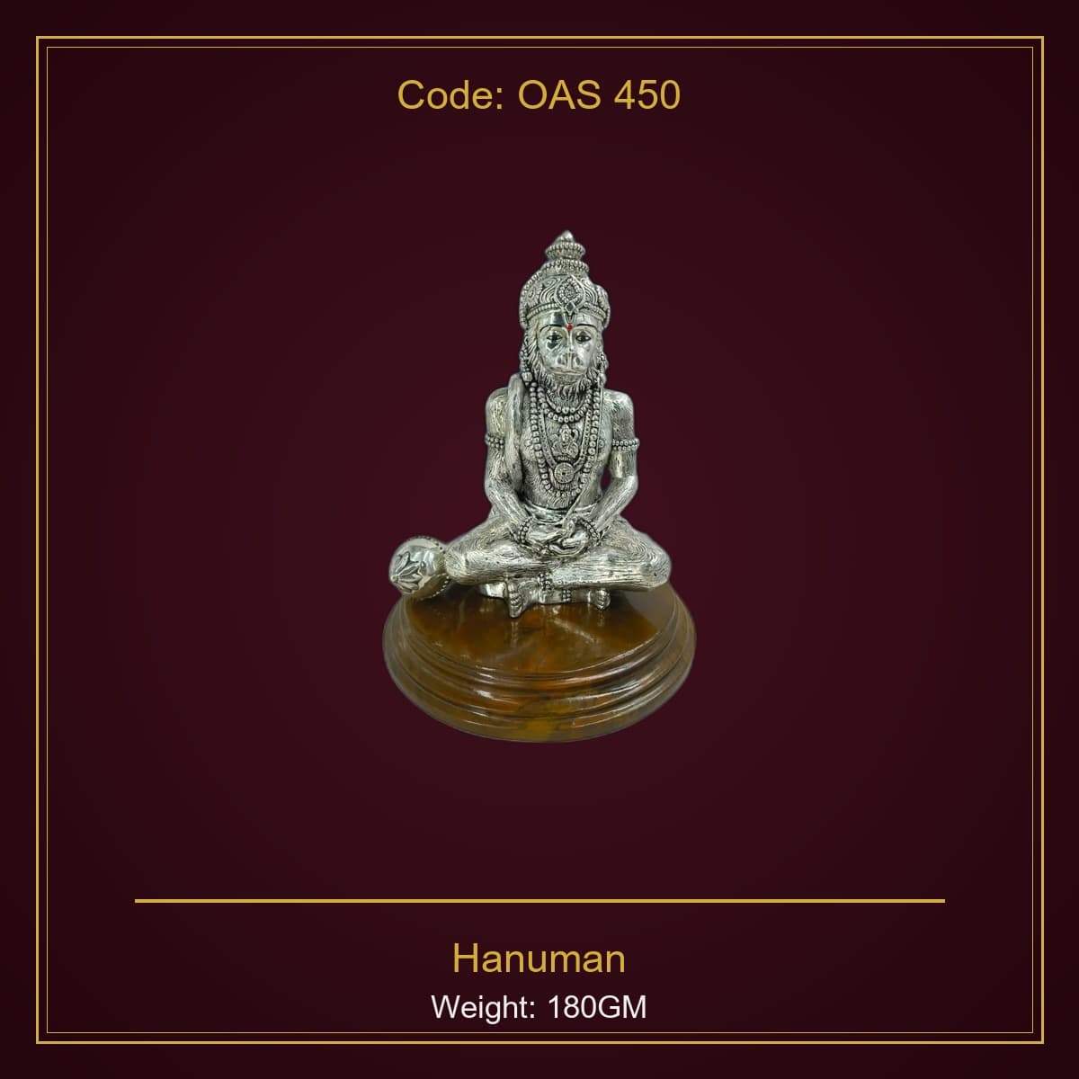 999 Silver Hanuman