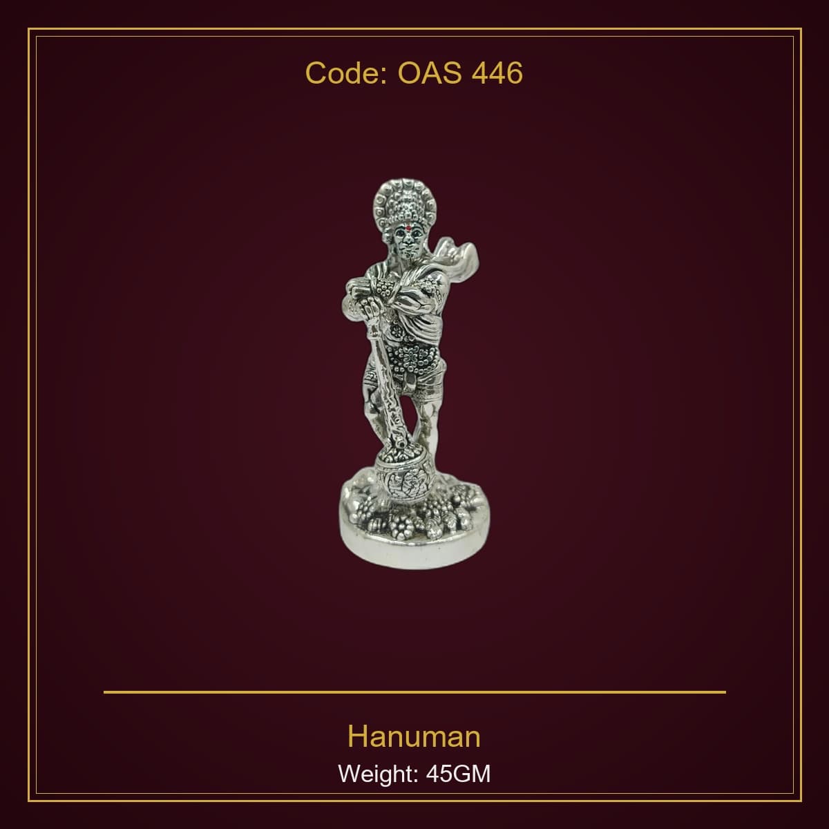 999 Silver Hanuman