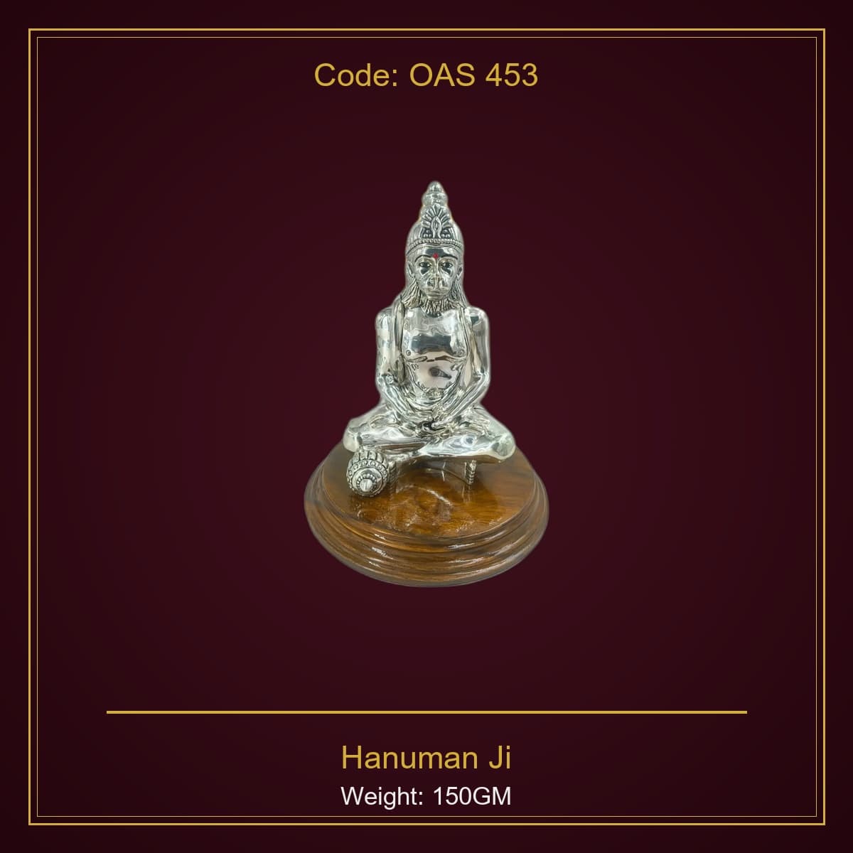 999 Silver Hanuman Ji