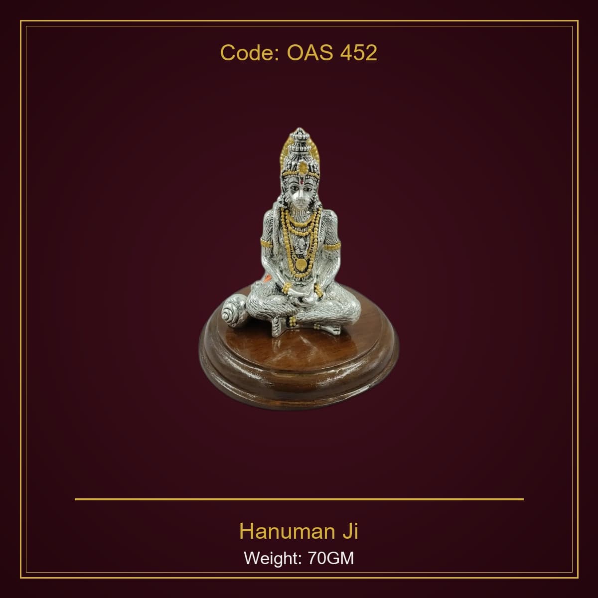999 Silver Hanuman Ji