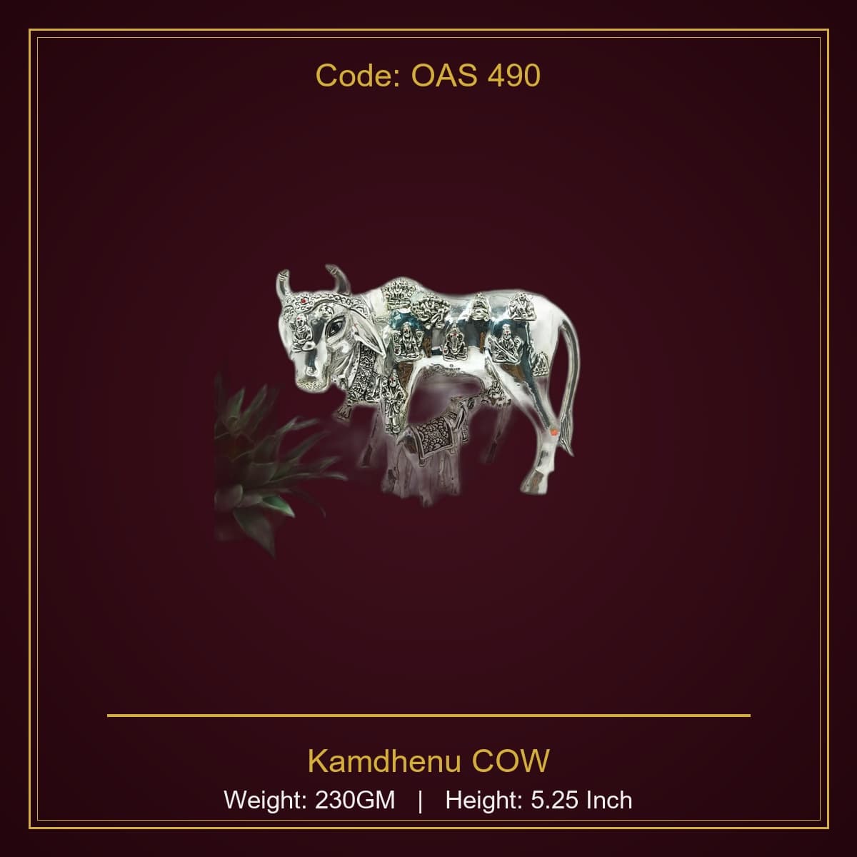 999 Silver Kamdhenu COW