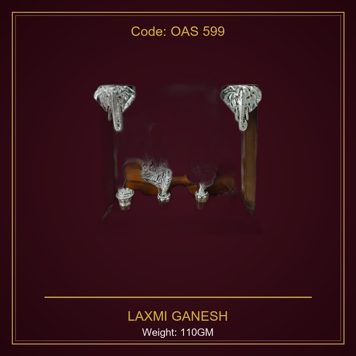 999 Silver Laxmi Ganesh