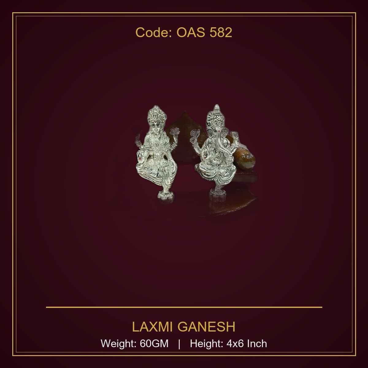 999 Silver Laxmi Ganesh