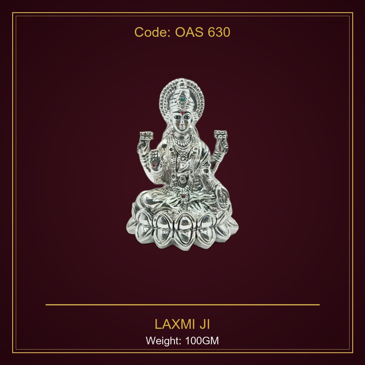 999 Silver Laxmi Ji