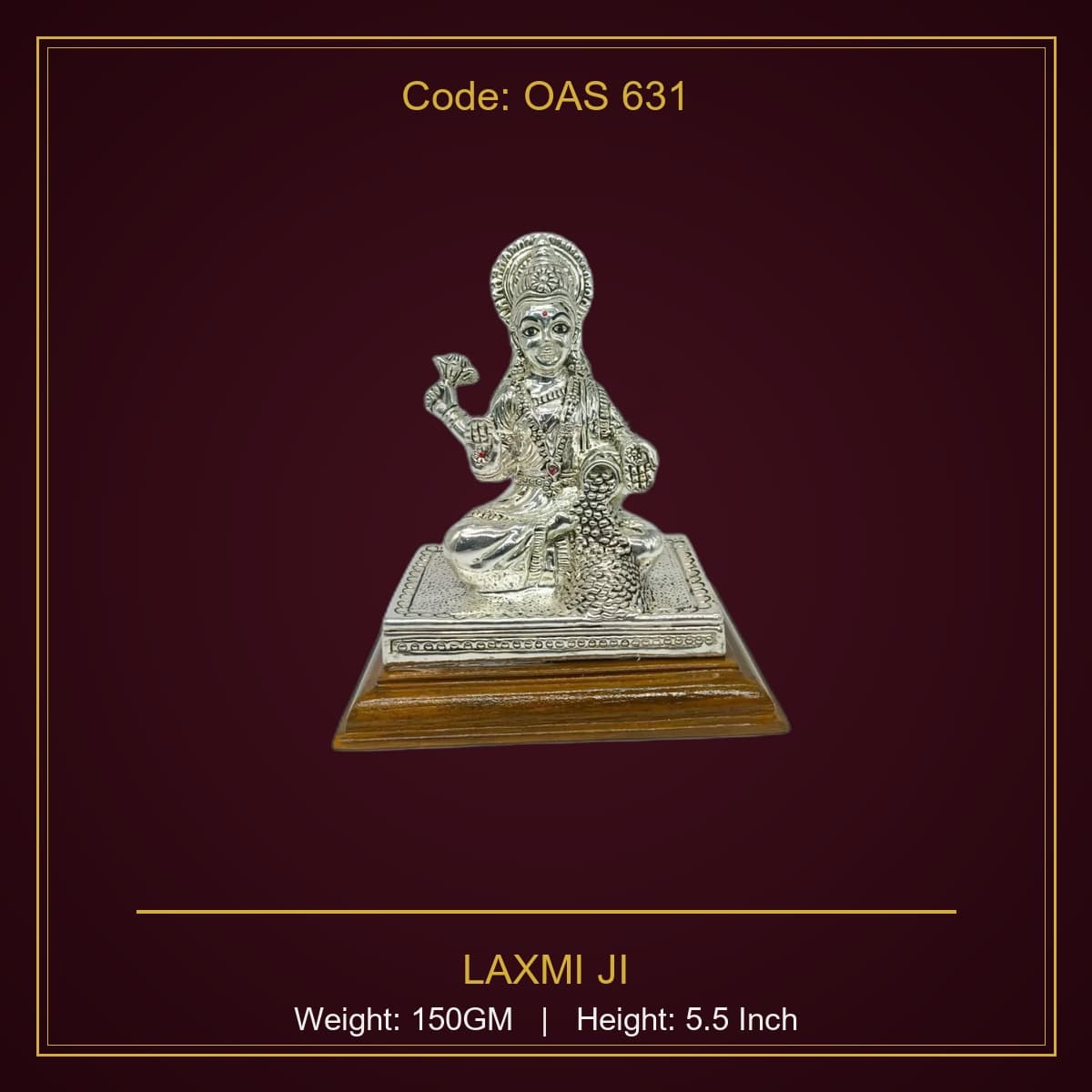 999 Silver Laxmi Ji