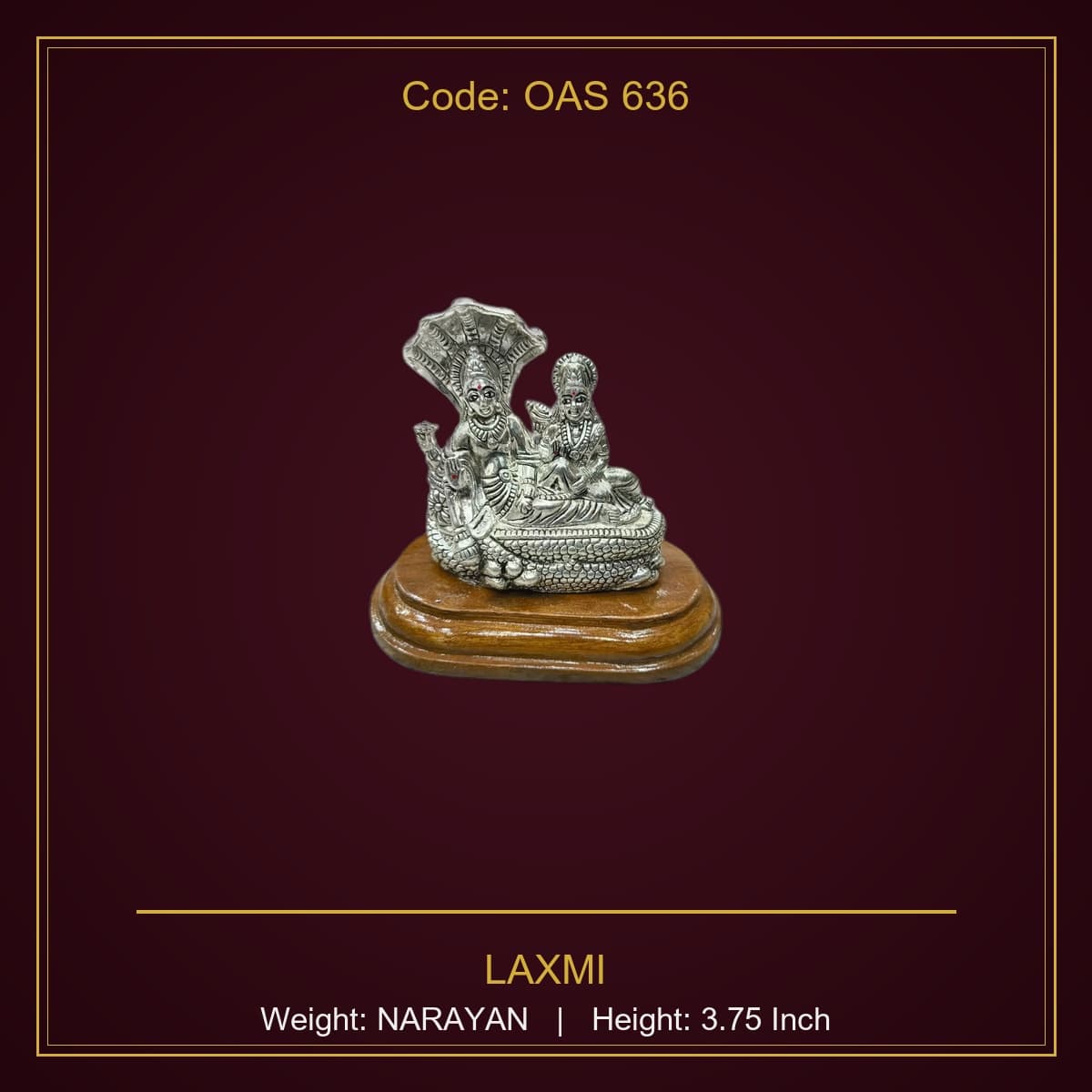 999 Silver Laxmi Narayan