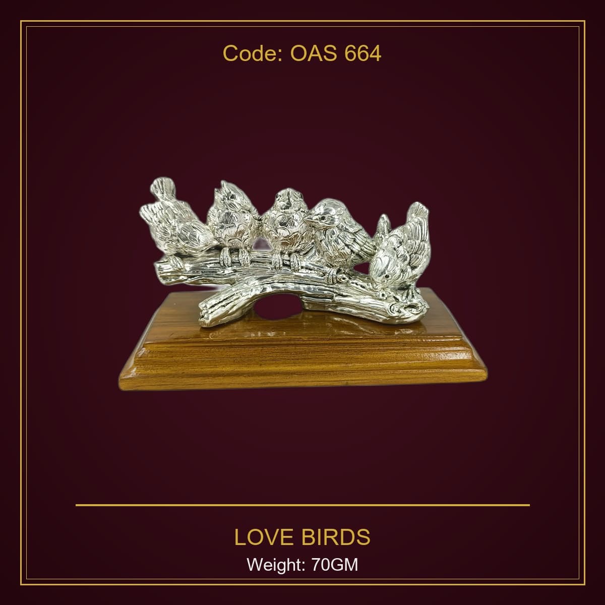 999 Silver Love Birds