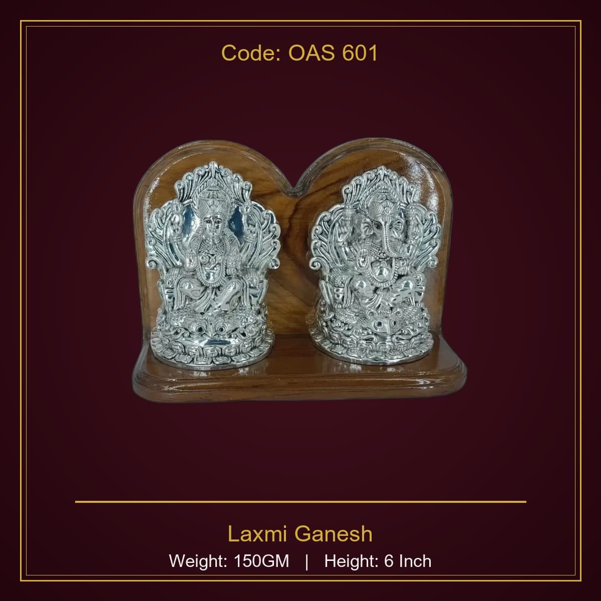 999 Silver Laxmi Ganesh