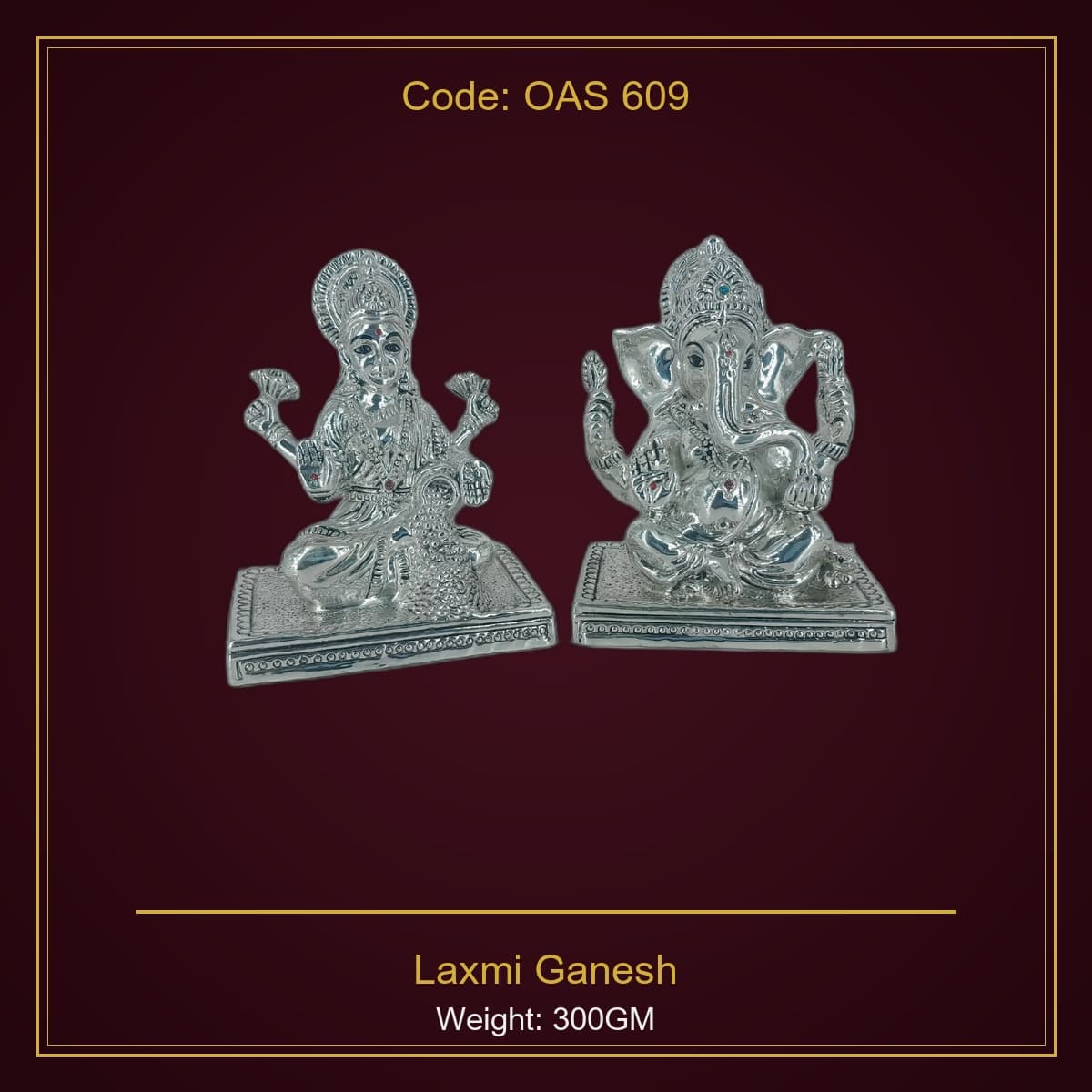 999 Silver Laxmi Ganesh