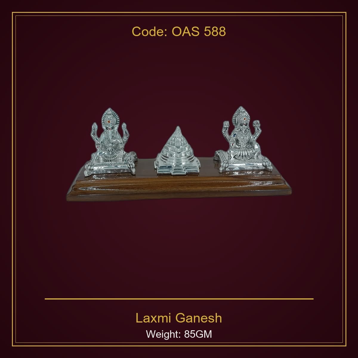 999 Silver Laxmi Ganesh