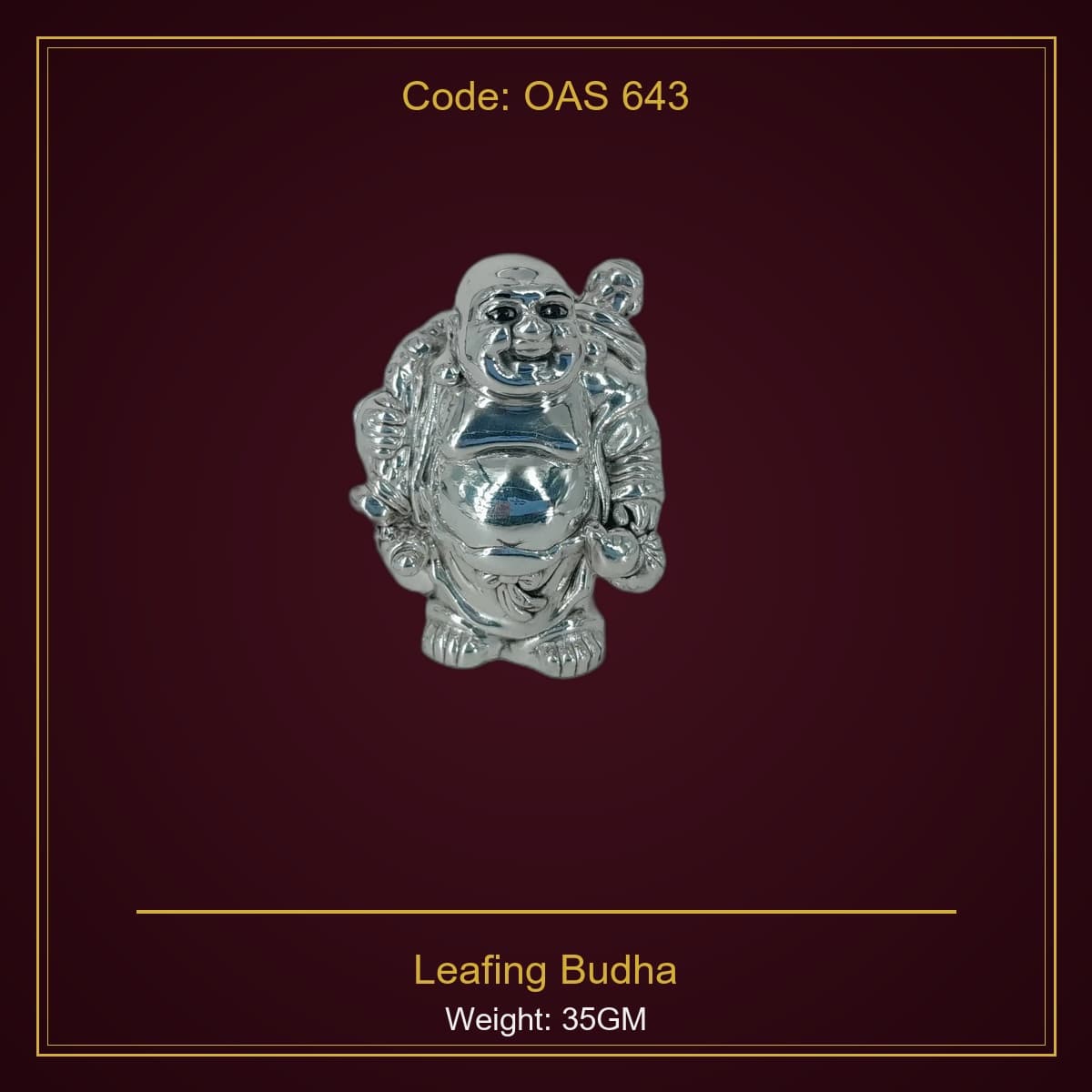 999 Silver Leafing Budha