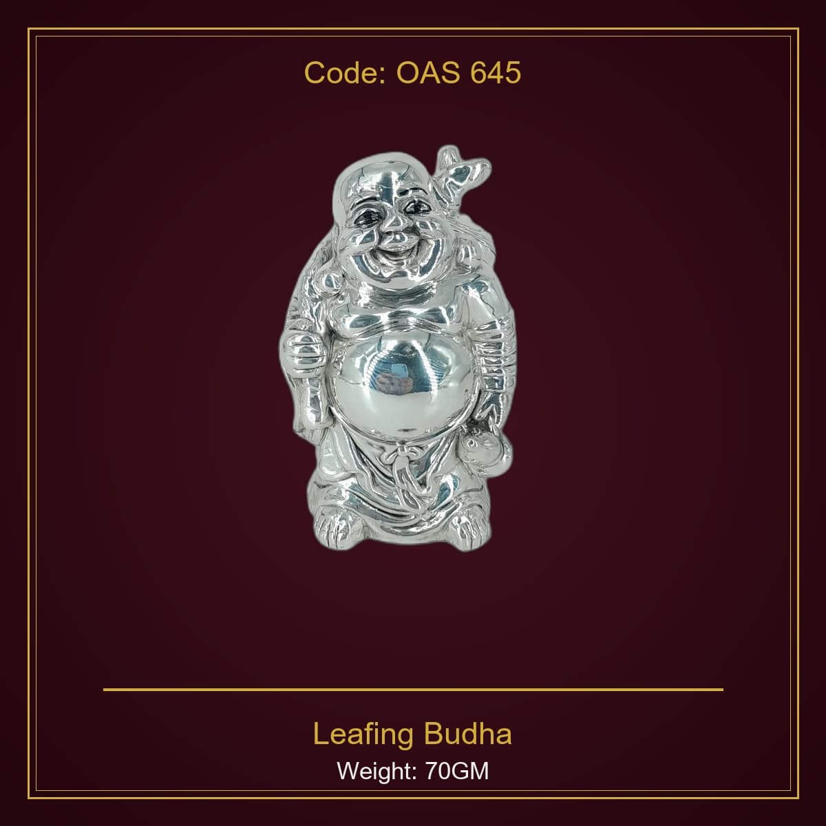 999 Silver Leafing Budha