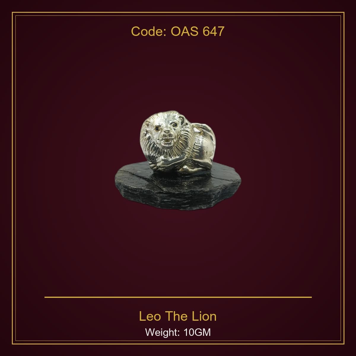999 Silver Leo The Lion
