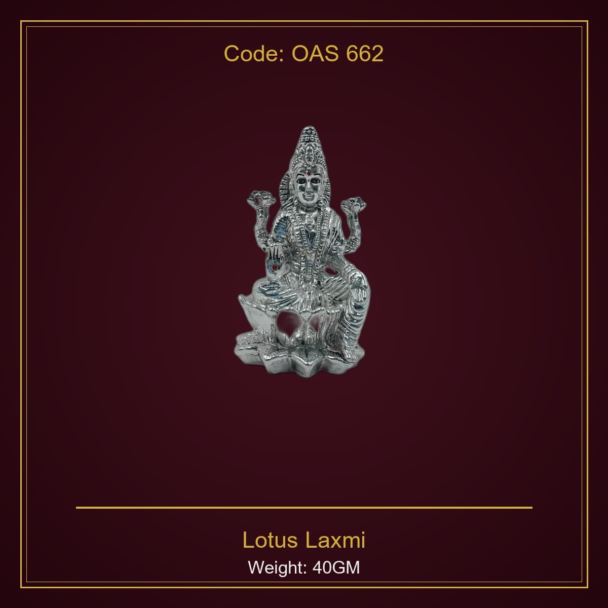 999 Silver Lotus Laxmi