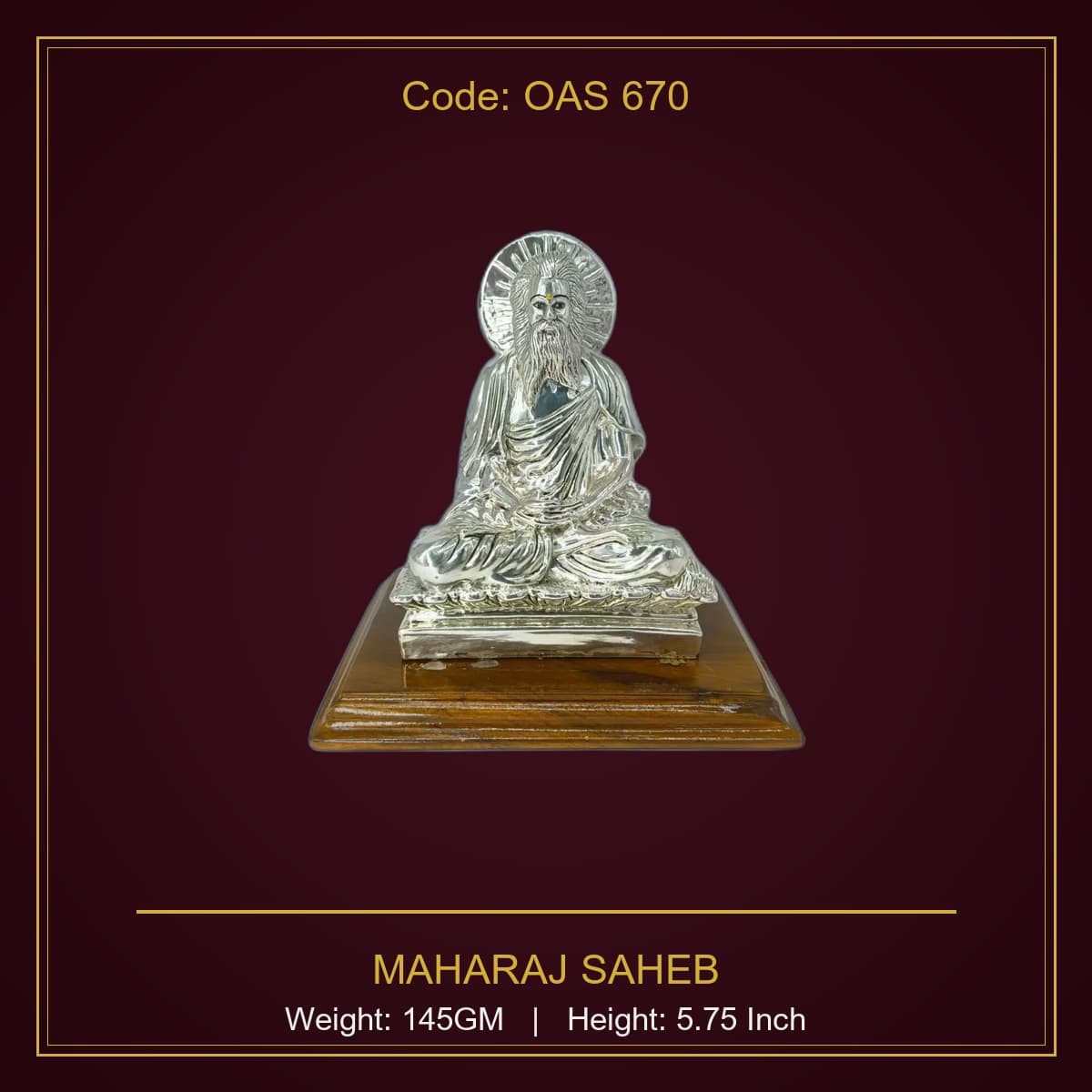 999 Silver Maharaj Saheb