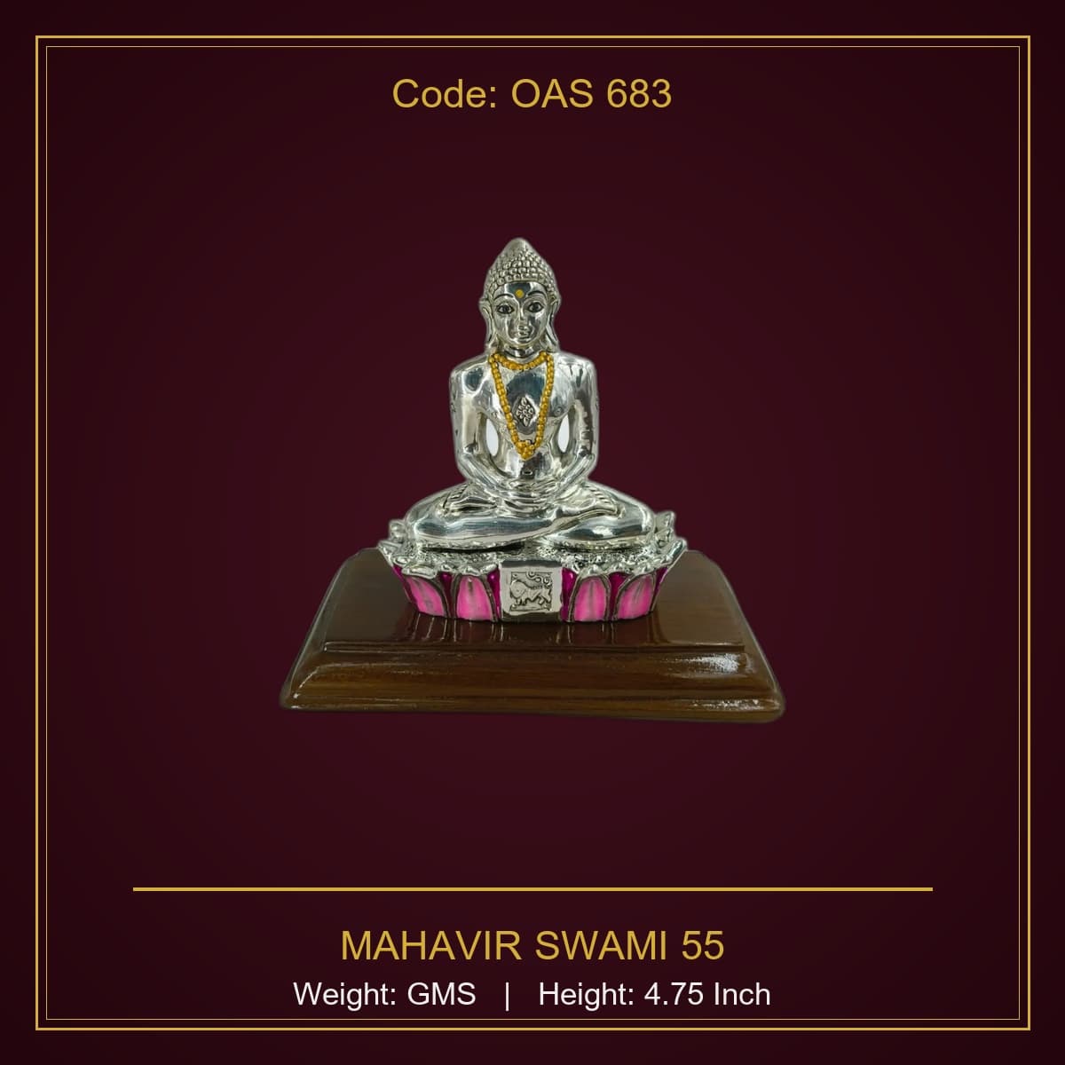 999 Silver Mahavir Swami