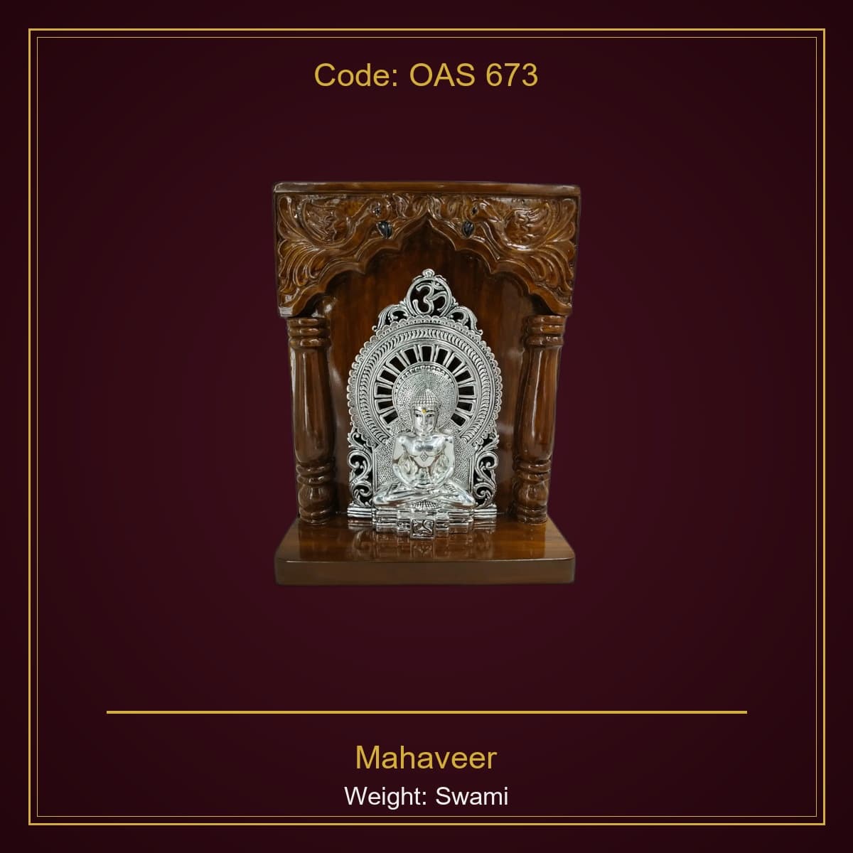 999 Silver Mahaveer Swami