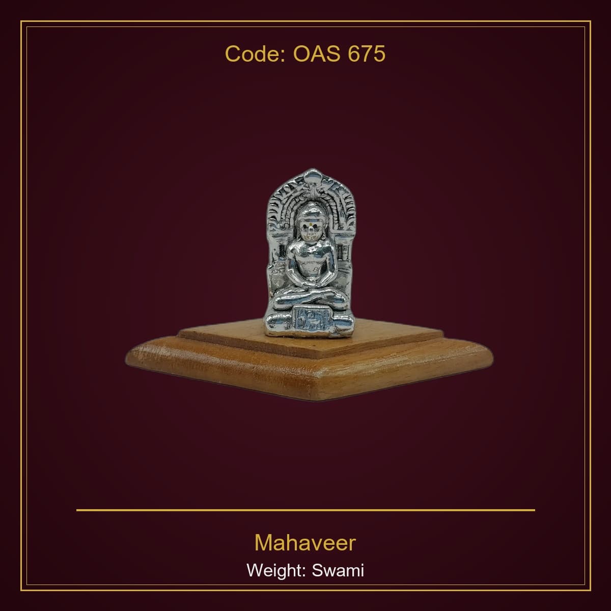 999 Silver Mahaveer Swami