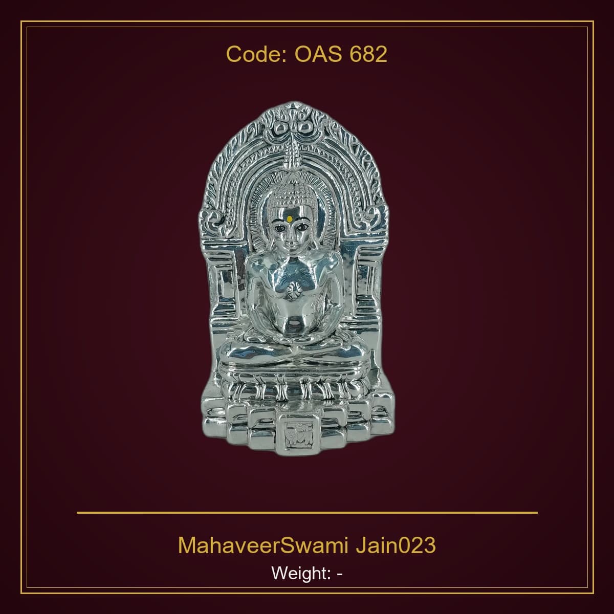 999 Silver MahaveerSwami
