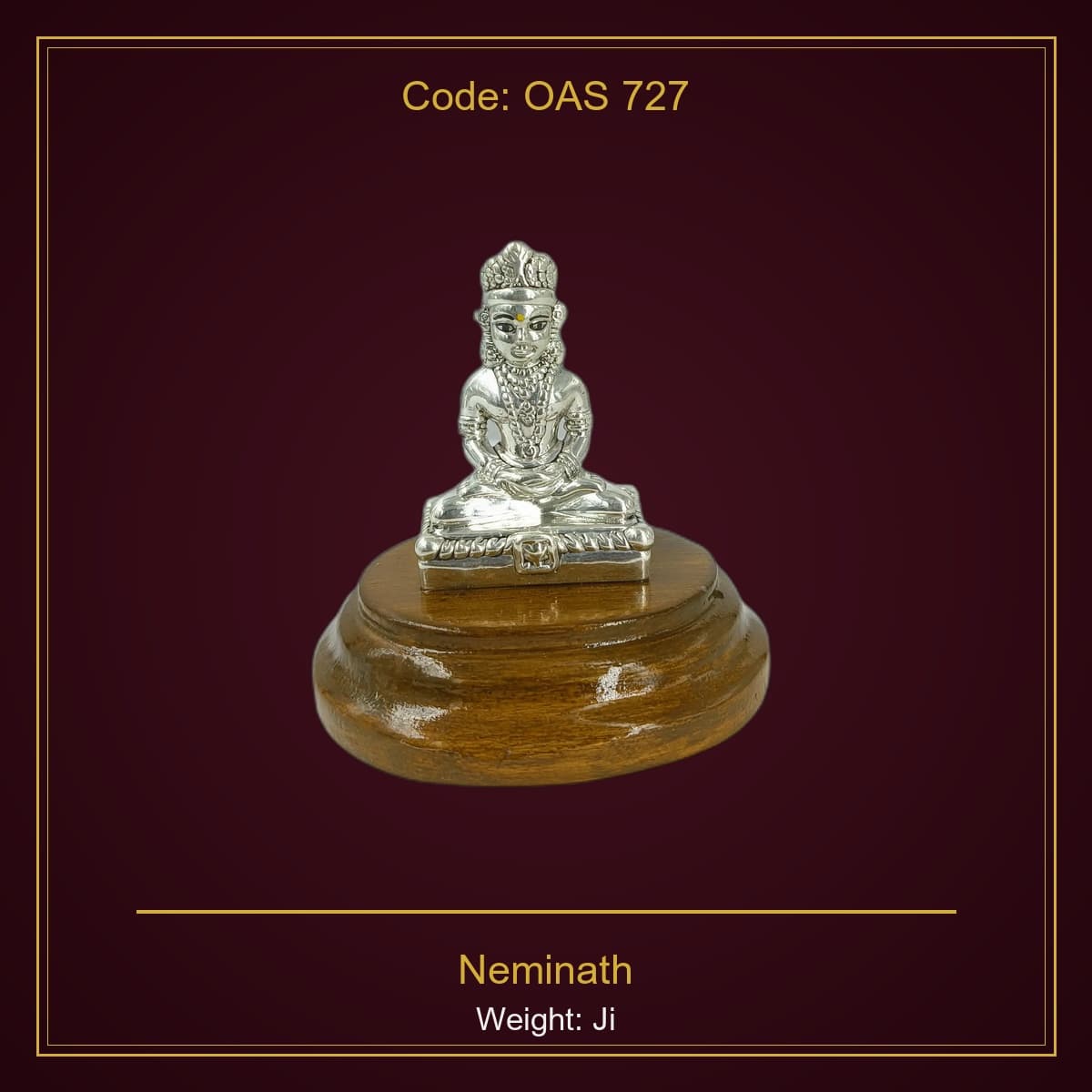 999 Silver Neminath Ji