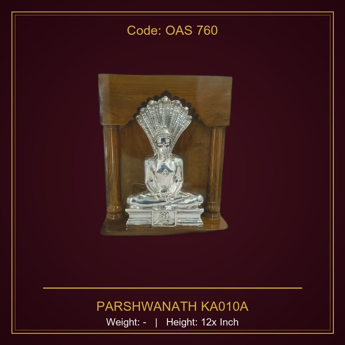 999 Silver Parshwanath