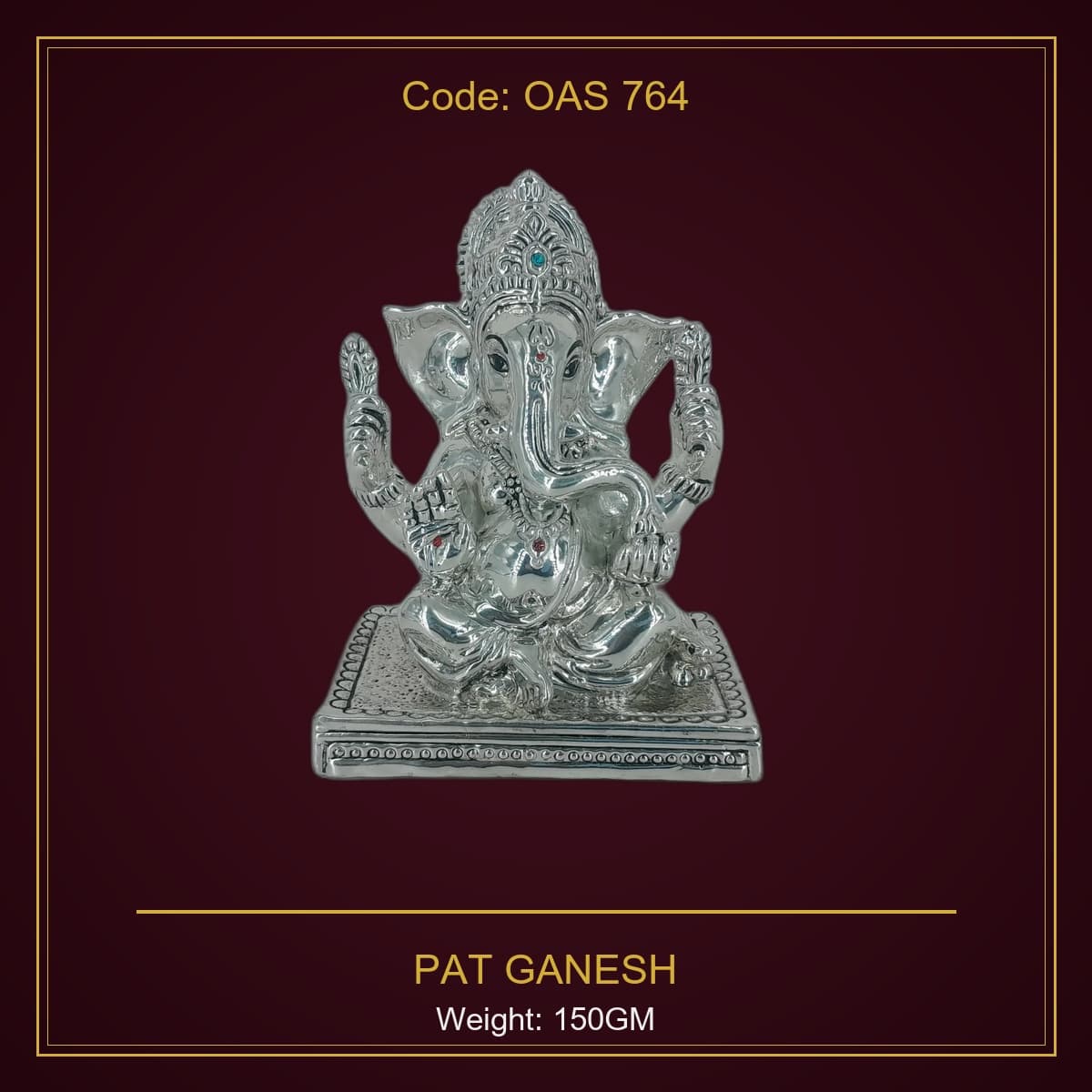 999 Silver Pat Ganesh