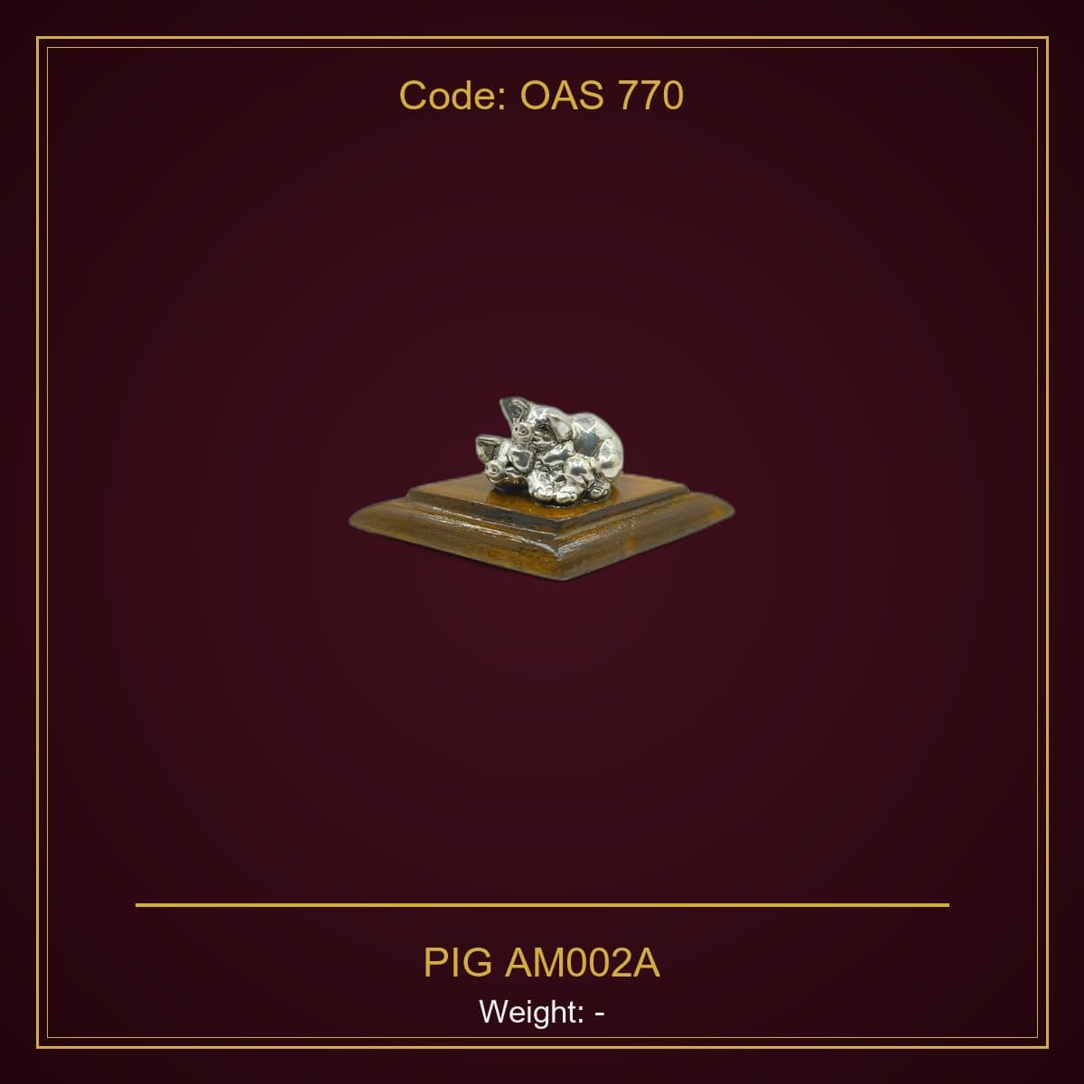 999 Silver Pig