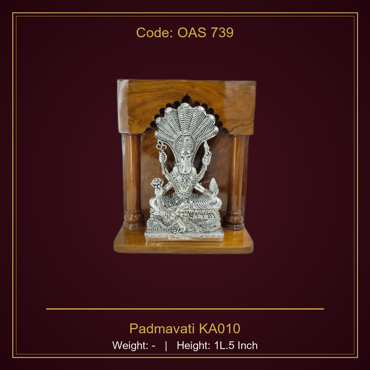 999 Silver Padmavati