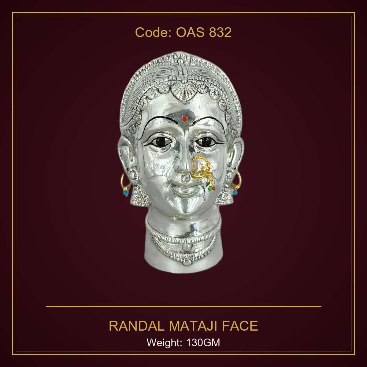 999 Silver Randal Mataji Face