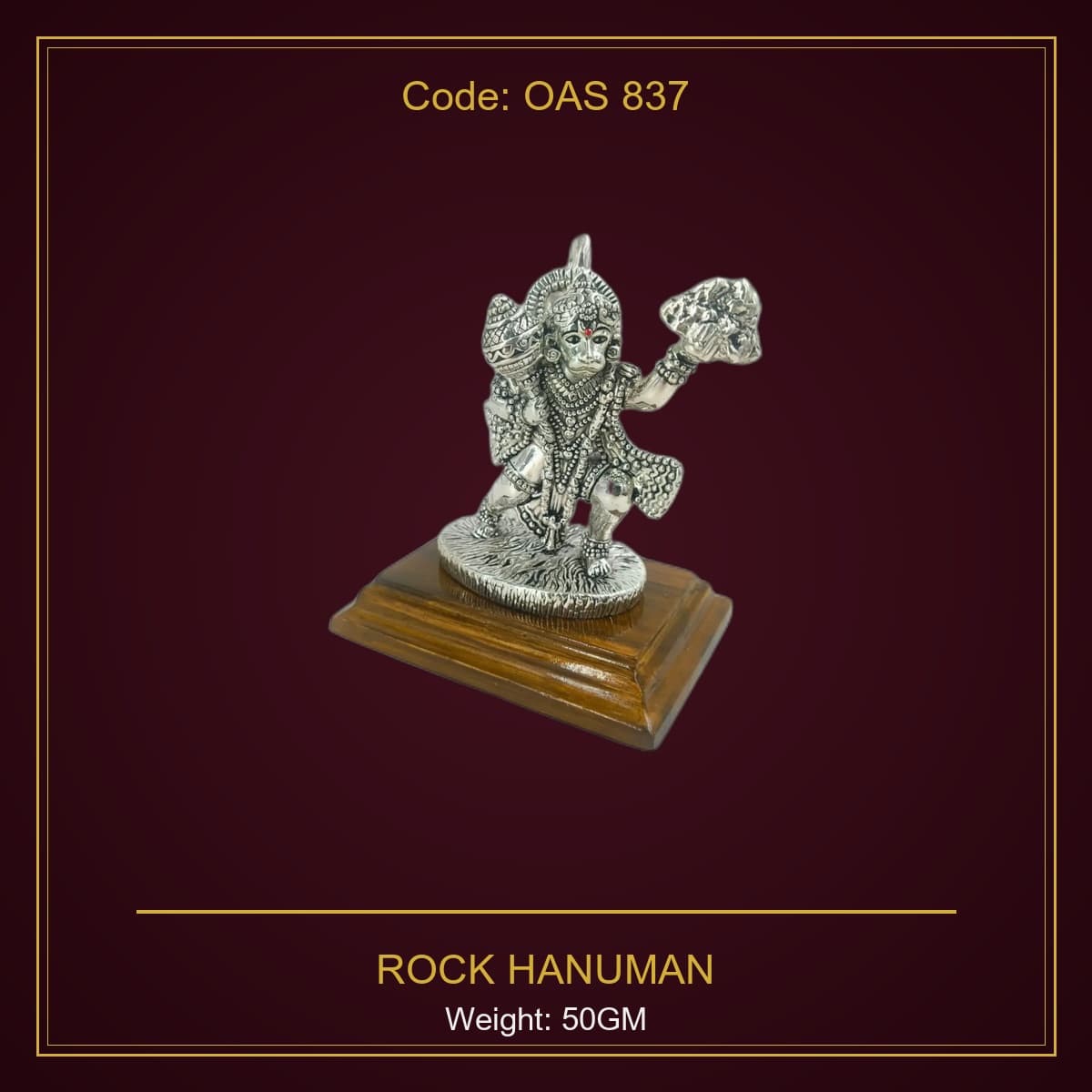 999 Silver Rock Hanuman