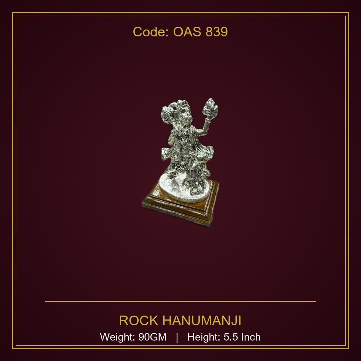 999 Silver Rock Hanumanji