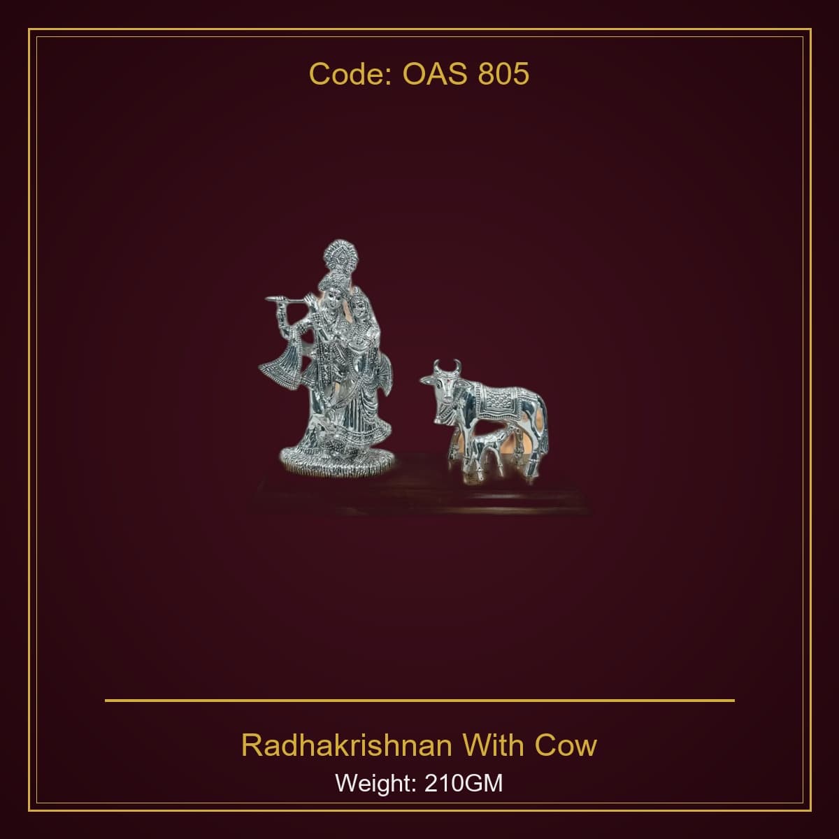999 Silver Radhakrishnan With Cow