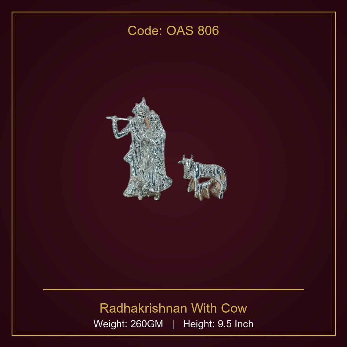 999 Silver Radhakrishnan With Cow