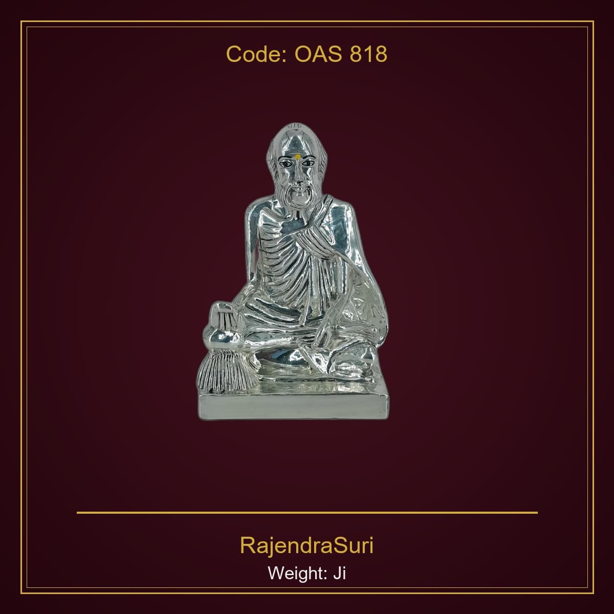 999 Silver RajendraSuri Ji
